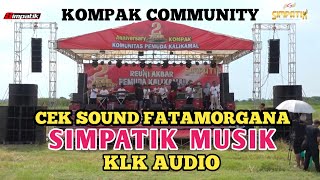 CEK SOUND KALEM KALEM AUDIO GLEEER..!!! - SIMPATIK MUSIC ft KLK AUDIO