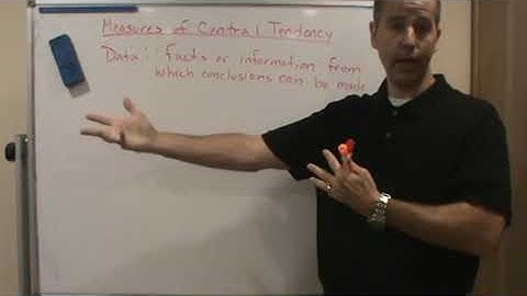 Applied Math   Sec  6 2 Measures of Central Tendency   Definitions and Mean