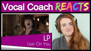 Vocal Coach discovers LP - Lost On You [Live Session]