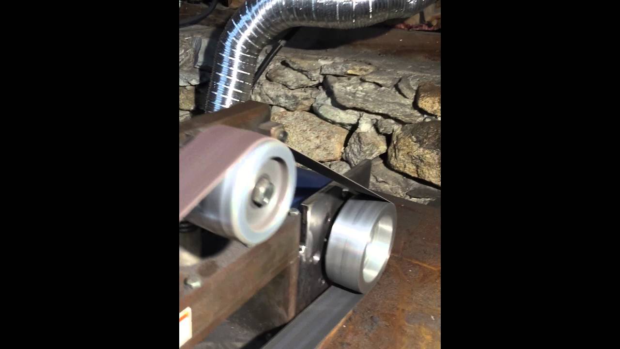 KMG grinder with 3HP VFD direct drive conversion & coolant mister