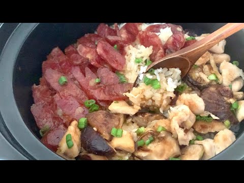 Chinese Claypot Rice with Sausage amp Chicken  Recipe of Costco Chinese Sausage   