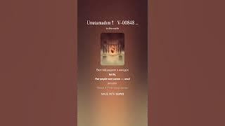 Unutamadım !!    V 00848 Müslüm Gürses cover  09 10 2025