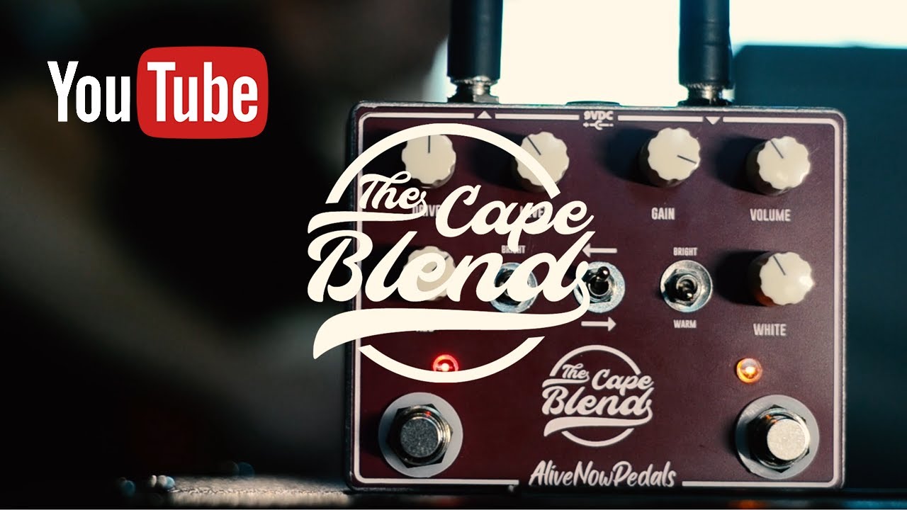Introducing The Cape Blend - Dual Overdrive Pedal from AliveNowPedals