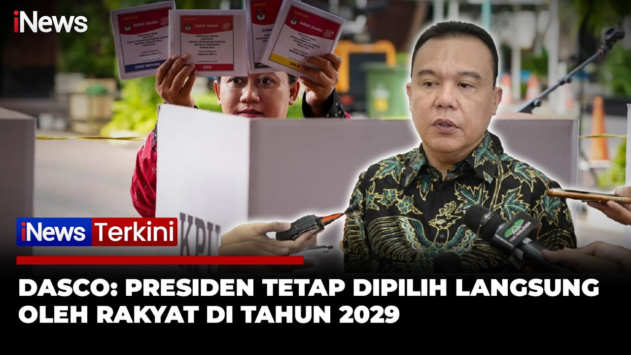 Dasco Bantah Isu Pemilihan Tak Langsung di Pemilu 2029: Presiden Tetap Dipilih Rakyat