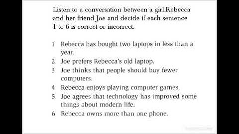B1 Listening Activity. True or False. Correct or Incorrect. PET. Intermediate. EASY