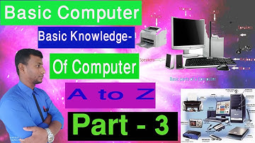 Basic Computer Part- 3।। বেসিক কম্পিউটার পার্ট-৩।।Computer Course in  Bangla Tutorial- 2020