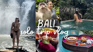 BALI🏝️: Solo Trip Vlog: where I stayed, luxury villas, monkeys, rainforest, food +more! 🌊