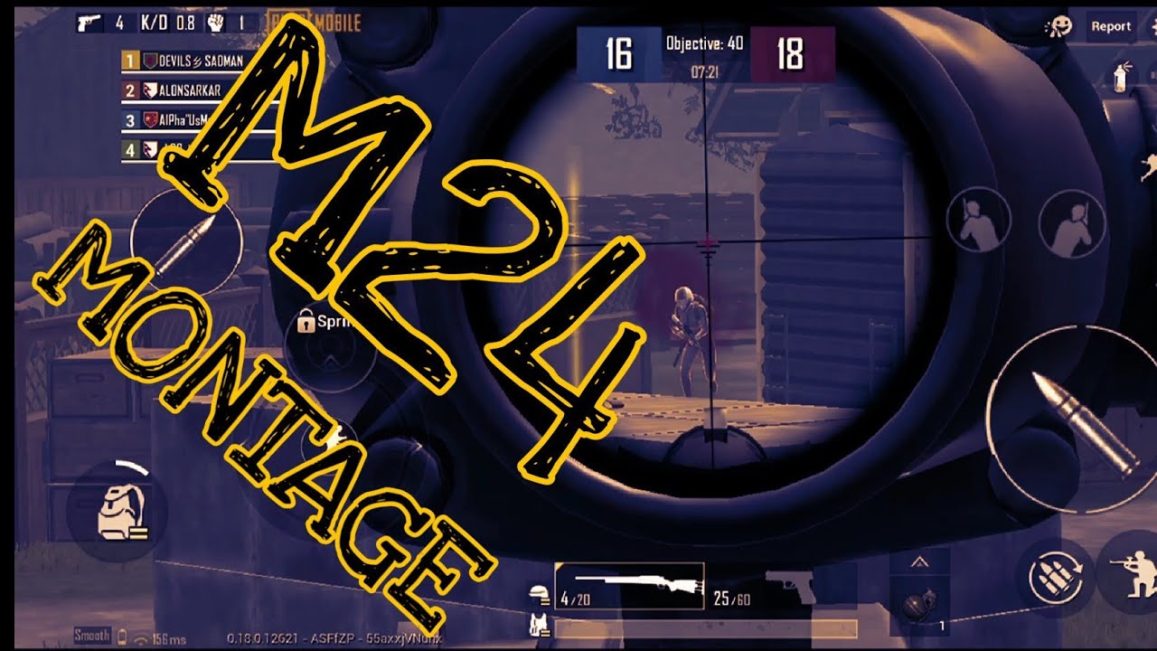 M24 TDM Montage || 2-FINGER || PUBG MOBILE - YouTube