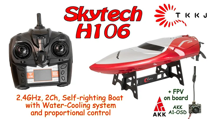 Skytech (TKKJ) H106 2.4GHz, 2Ch, Mini RC Boat with Water-Cooling system (RTR) + AKK A1-OSD on board