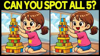 Find the 5 Differences | Quick Vision Challenge for Adults