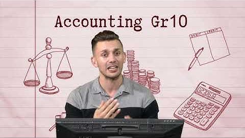 Gr10 Acc Bookkeeping of a Sole Trader