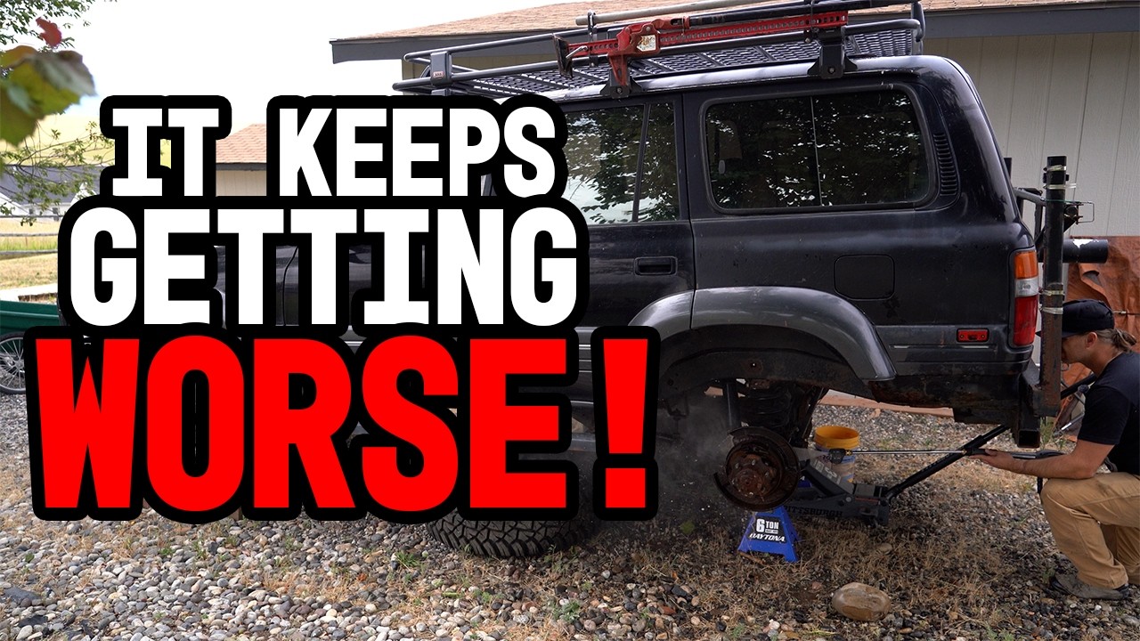 Replacing the Parking Brake, Calipers, Rotors & Pads on the Land Cruiser  | 80 Build Series Ep 2