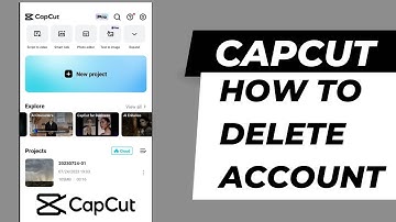 How to delete a Capcut Account in the app on iPhone or Android