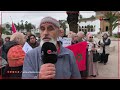 وقفة احتجاجية أمام ولاية البيضاء… تجار البحيرة يطالبون من السلطات والمسؤولين بالتعويض