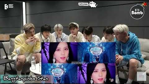 BTs Reaction to Jisoo And rose(chaesoo)  voice together is a magic heaven #Armymade