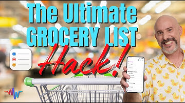 📲 How to Create a Smart Shareable Grocery List on iPhone & Mac