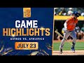 Astros vs. A's Game Highlights (7/23/23) | MLB Highlights