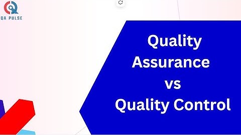 QA vs QC