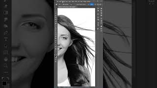 Cut out hair in Photoshop in 1 minute! | Short Photoshop Tutorials #shorts #photoshop