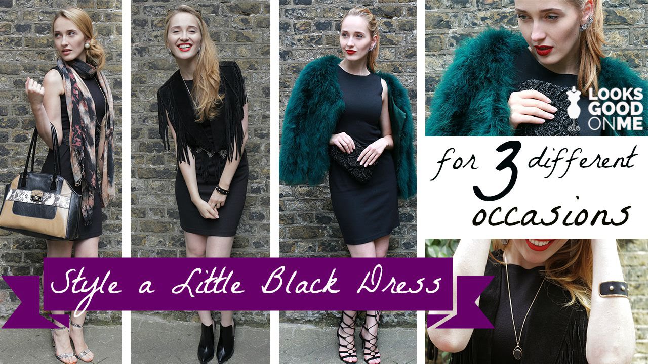 Ask a Stylist How to Wear a Black Dress in 3 Different Ways Looks