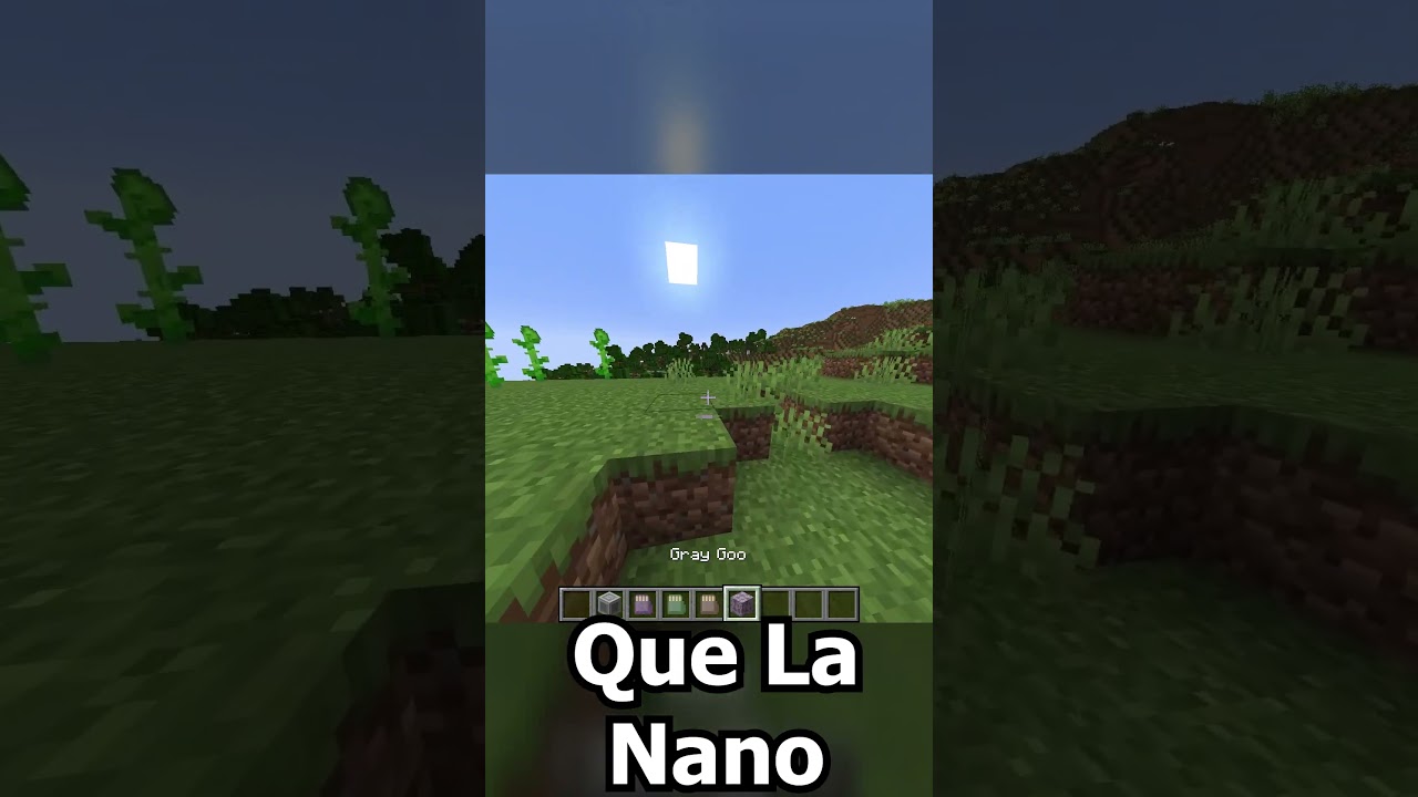 Mods Raros De Minecraft: La Nanotecnologia que Destruye Tu Mundo #minecraft #shorts #minecraftmods