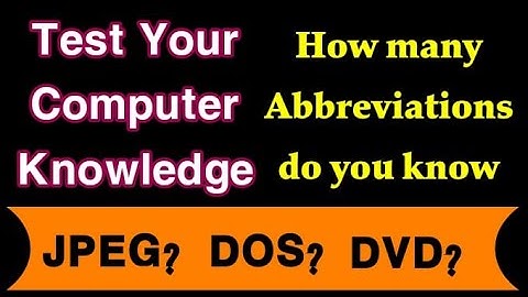 Computer Lecturer PPSC MCQs | Most Important Computer Abbreviations | PPSC FPSC CSS Exam |