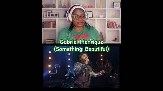 Reaction | Gabriel Henrique - Something Beautiful #shorts #gabrielhenrique #christmas