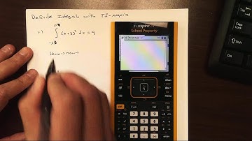 TI Nspire on Definite Integrals