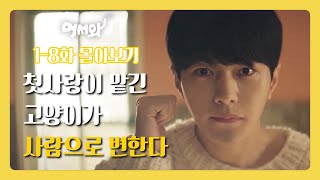 [몰아보기] [Ep.1-8] 첫사랑에게 받은 고양이가 사람으로 변한다...?! ◉ㅁ◉ 본격 인간냥이와 동거 시작♥ [어서와] 20200406