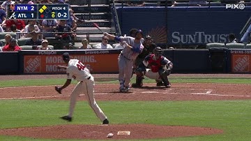 NYM@ATL: Duda plates Cabrera with sac fly in the 6th