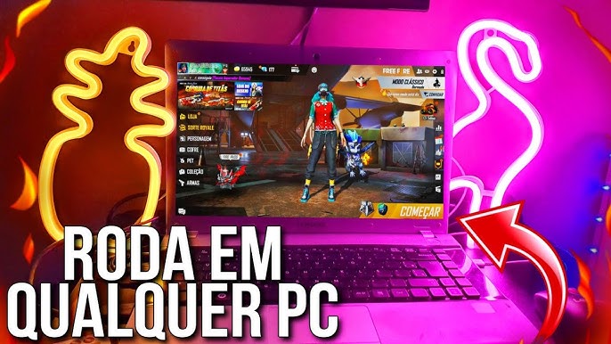 Como baixar free fire no pc fraco 🎈💻 #emulador #freefire #fypシ #vira