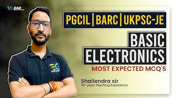 PGCIL/ BARC/ UKPSC JE- BASIC ELECTRONICS MOST EXPECTED MCQ