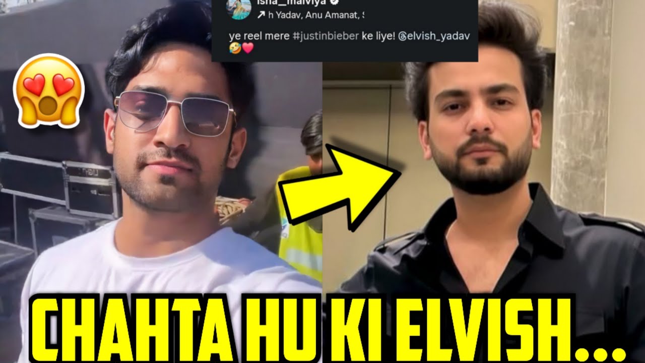 OMG🤯- Thugesh Invite Elvish Yadav Soon On His Show,Isha Malviya Dedicat This Line For Elvish