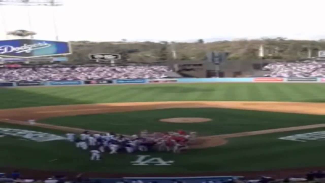 DodgersCardinals benches clear HD YouTube
