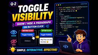 React Toggle Visibility App | useState Hook Project | React JS Beginner Project Q-2