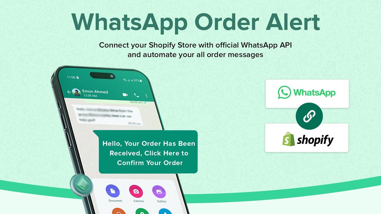 How to connect WhatsApp Business Number with Shopify for Automated ...