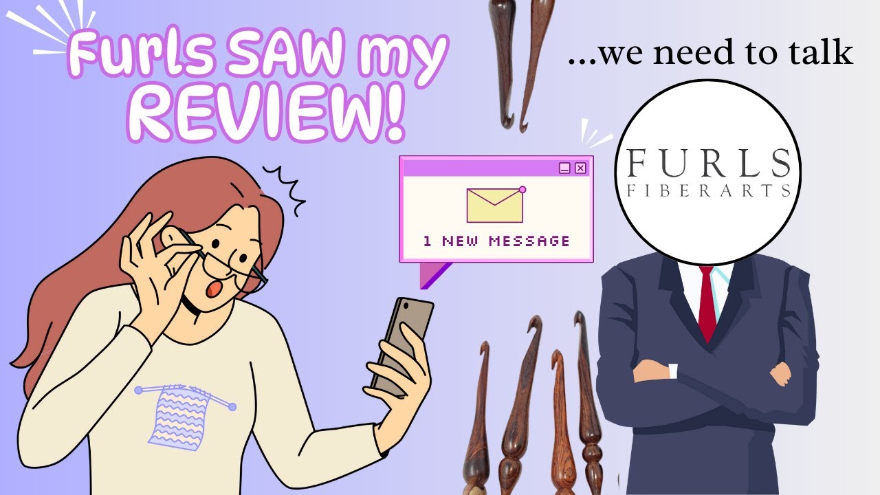 I Got Their Attention 👀 My Review Got A Response From Furls! Crochet Hook Review Round 2 🧶