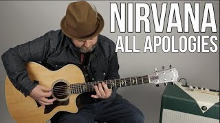 Video thumbnail of "Nirvana "All Apologies" Guitar Lesson"