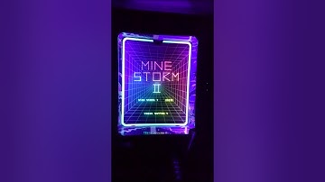 Vectrex 2019 with UV LED display with UV overlay