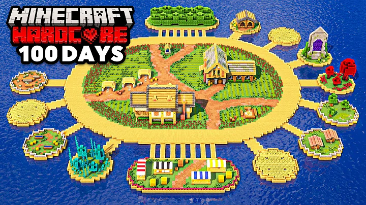 I Survived 100 Days in an OCEAN ONLY World in Minecraft Hardcore