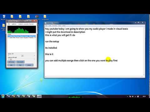 visual basic audio player