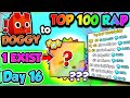 Doggy  top 100 rap day 16 shiny rainbow 1 exist huge pet simulator 99 roblox