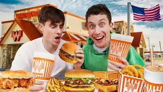 JOLLY! Two Brits try Whataburger for the first time