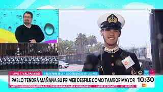 Preparativos banda escuela naval para desfile 21 de mayo | Tu Día | Canal 13