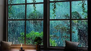 Sleepy Rain Sound On WINDOW [ Fall Asleep Immediately ] ASMR