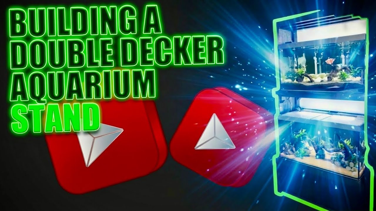 My first attempt at a aquarium double stand YouTube