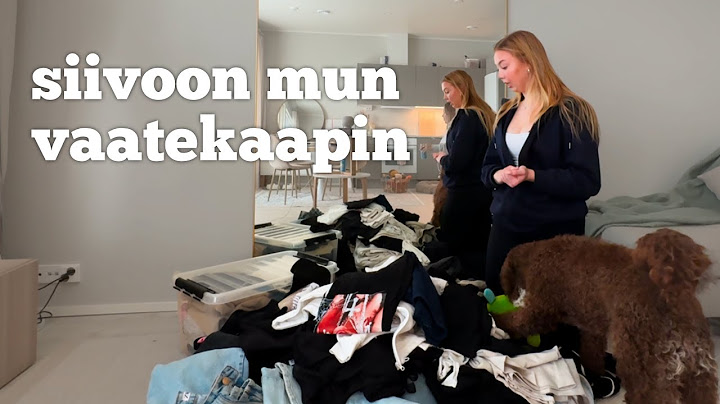 Käydään mun vaatteita läpi
