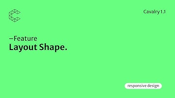 Feature | Stack Shapes to create responsive Compositions with the Layout Shape.