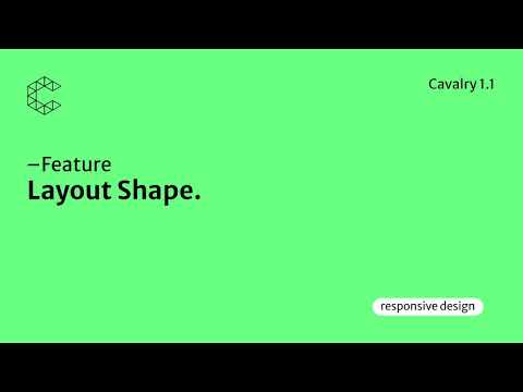 Feature | Stack Shapes to create responsive Compositions with the Layout Shape.
