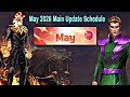 May 2026 Main Update Schedule - Marvel Future Fight